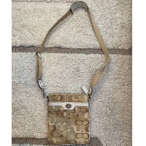 Coach Hampton Op Art North South Crossbody